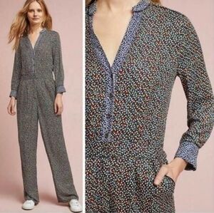 Anthropologie ett:twa Christine Silken Jumpsuit